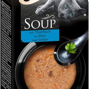Sheba Soup with Tuna Adult Cat Wet Food 40g pack of 4