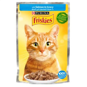 Friskies Salmon Chunks in Gravy 85g
