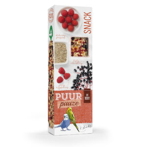 Puur Pauze Sticks with Rasp & Elderberry Budgie Treat 60g pack of 2pc