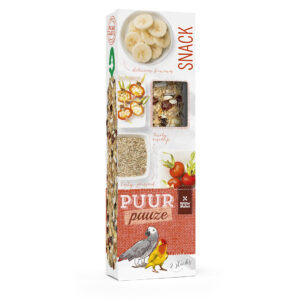 Puur Pauze Sticks with Pineapple & Peanut Parrot Treat 140g Pack of 2pc