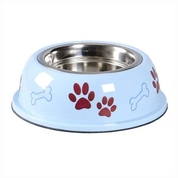 Camon Colourful Plastic and Steel Bowls for Dogs - Image 2