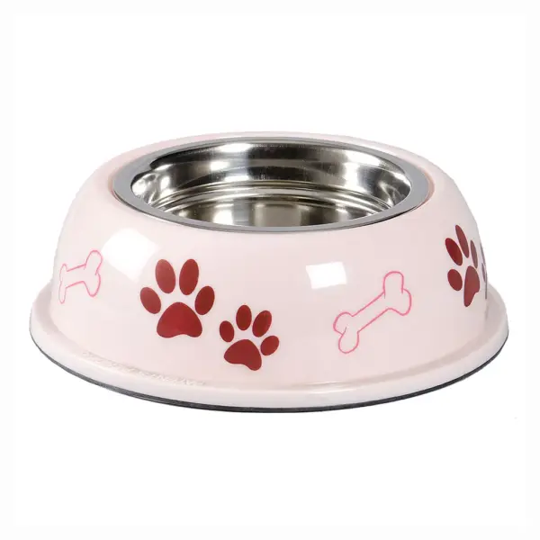 Camon Colourful Plastic and Steel Bowls for Dogs - Image 3