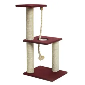 Camon Scratching Tree with 3 Boards with Rope For Cat