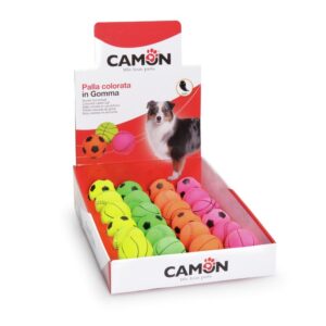 Camon Soft Rubber Sports Ball For Dogs