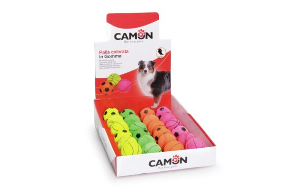 Camon Soft Rubber Sports Ball For Dogs