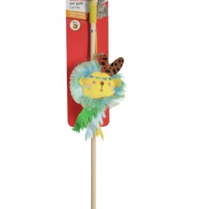 Camon Cat Rod in Polyester and Wood For Cats 40 cm