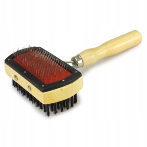 Arquivet Universal Double Brush with Wood Handle 18 * 10 cm