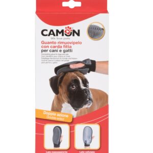 Camon Double-Sided Glove for Coat Care for Dogs