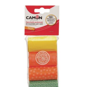 Camon Scented Dog Scoop Bags Citrus Fruits 4Rolls of 15 bags
