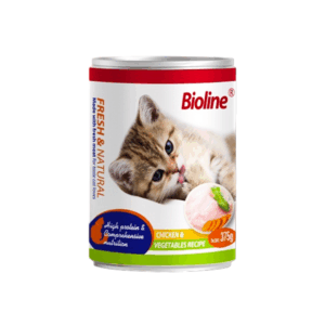 Bioline Cat Chicken meat & Vegetable Recipe 375 g
