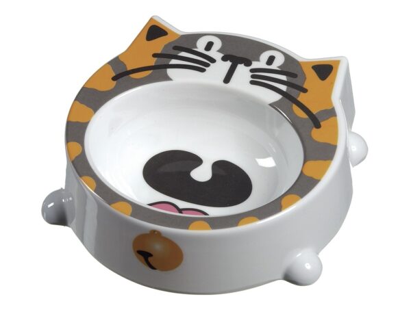 Camon Melamine Bowls shaped like Cat Face 11cm
