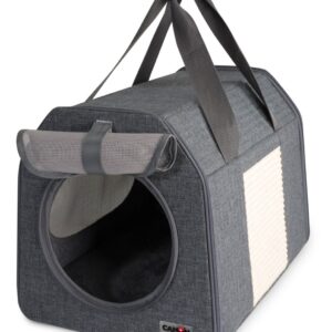 Camon Cat Carrier with Scratching Carpet 30*40*30 cm