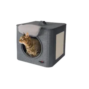 Camon Cat Carrier with Sisal Scratching Carpet 34,5*34,5*30 cm