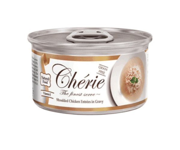 Cherie Sherdded Chicken Entrees in Gravy 80g