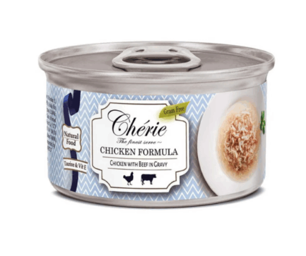 Cherie Chicken with Beef in Gravy 80g