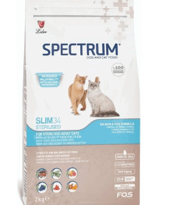 Spectrum Slim 34 Cat Sterilised with Salmon and Rice 2kg