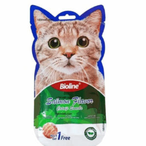 Bioline Creamy Salmon with Catnip Cat Treat 15g Pack Of 5 pc
