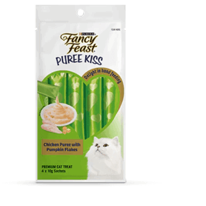 Fancy Feast Kiss Chicken Puree with Pumpkin Flakes 40g