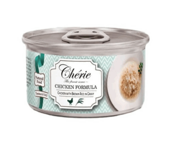 Cherie Chicken with Brown Rice in Gravy 80g