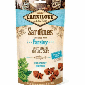 Carnilove Grain Free Snack Sardines with Parsley Cat Treat 50 g