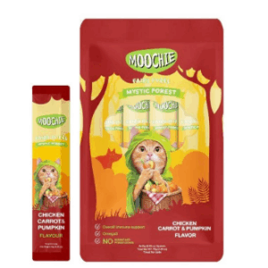 Moochie Fairy Puree Treat Chicken Carrot & Pumpkin 5*15 g