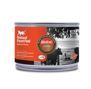 Bioline Natural Feast Pate Salmon Adult Cat Wet Food 170g