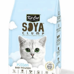 Kit Cat Soya Clump Kitten Litter Baby Powder 7 L