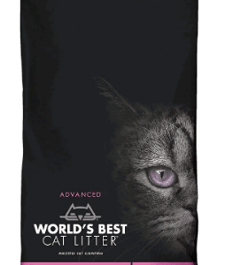 World's Best Multiple Cat Litter Clumping Unscented 10.89kg