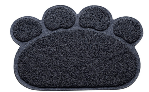 Cat Face Mat Gray 40-30cm