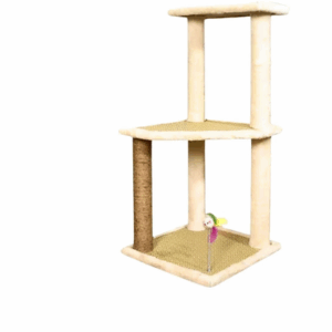 Scratching Post with 2Floor & Mouse For Cat