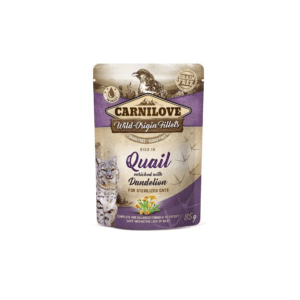 Carnilove Quail With Dandelion Adult Cat Wet Food 85g