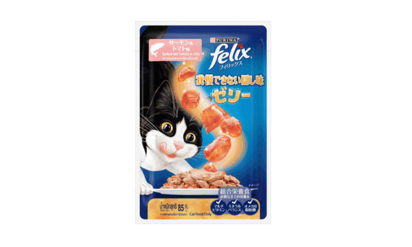 Purina Felix Sensations With Salmon &Tomato in jelly 85g