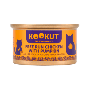 Kookut Cat Free Run Chicken & Pumpkin Wet Food For All Ages 70g