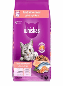 Whiskas Tuna and Salmon Adult Cat Dry Food 3 kg