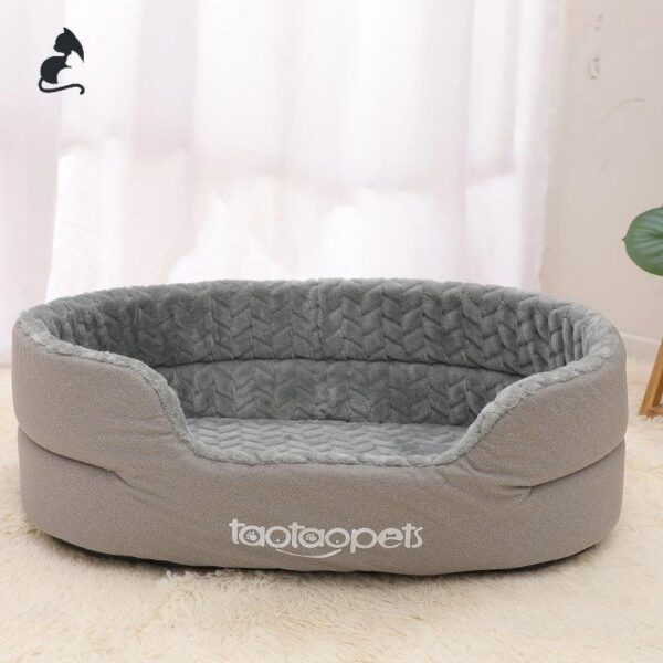 Sponge Round Bed for Cat & Dog - Image 2