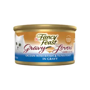 Fancy Feast Gravy Lovers Ocean Whitefish & Tuna 85g