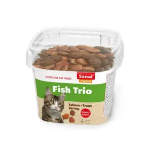 Sanal Fish Trio Cat Treat, 75g