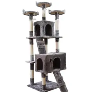 Scratching Tree with 4Base & 2 Home & stairs For Cat