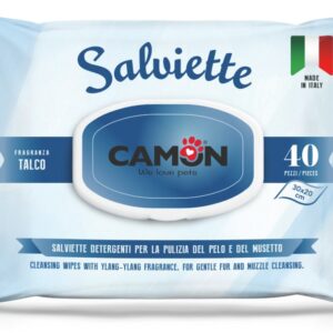 Camon Cleaning Wipes Talco, 40 pcs