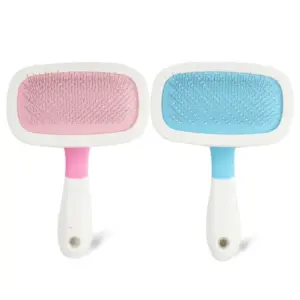 360° Rotatable Slicker Brush, Blue/ Large