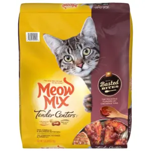 Meow Mix Tender Centers Basted Bites Chicken & Tuna1.36 Kg