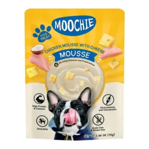 Moochie Dog Chicken Mousse with Cheese 70g
