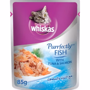 Whiskas Purrfectly Fish & Tuna 85g