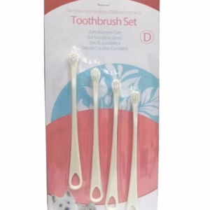 Bioline Toothbrush Set for Cat and Puppy Pack of 4