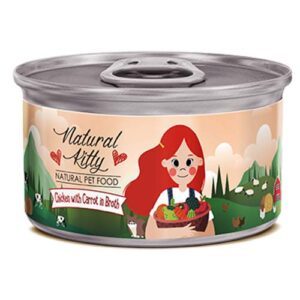 Natural Kitty Chicken with Carrot in Broth 80g