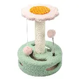 Multifunctional Scratching Post with Natural Sisal Flower Tree