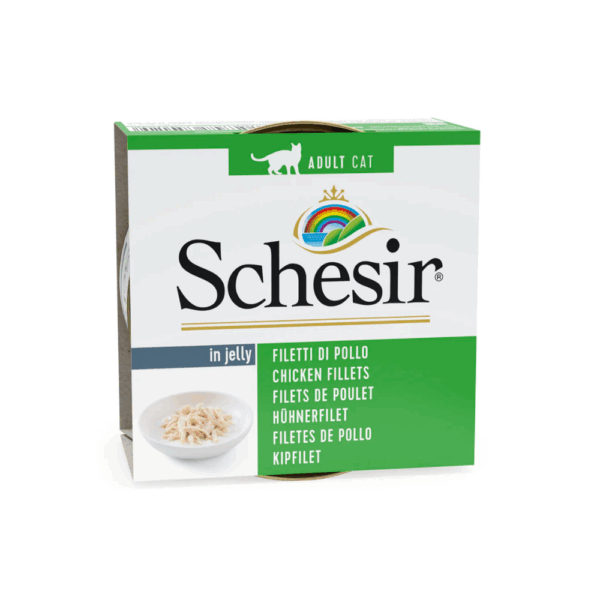 Schesir Cat Chicken Fillets in Jelly 85g