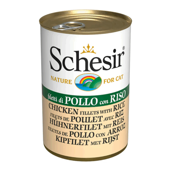 Schesir Cat with Chicken Fillets 140g