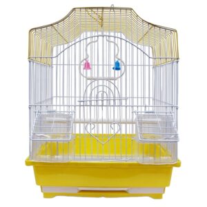 Metal Cage with Top Roof for Bird