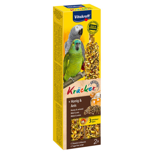 Vitakraft Kracker Honey & Aniseed, 2pc, Parrot